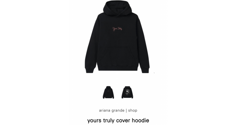 ariana grande 复刻hoodie