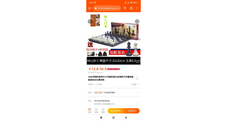 UB友邦磁性国际象棋