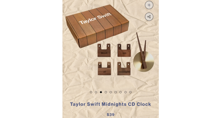 Taylor swift 挂钟