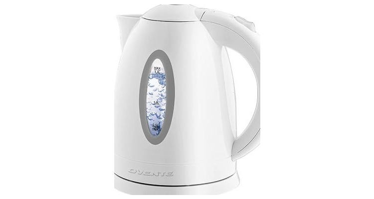 Ovente 电热水壶1.7L 带LED指示灯和筛检程式