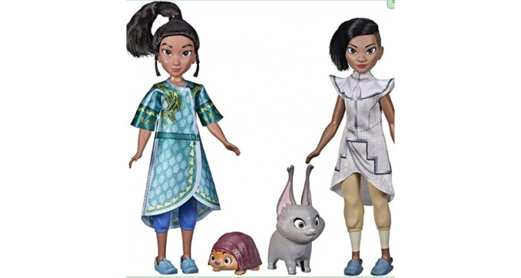 Disney's Raya 和 Namaari 时尚玩偶2件套