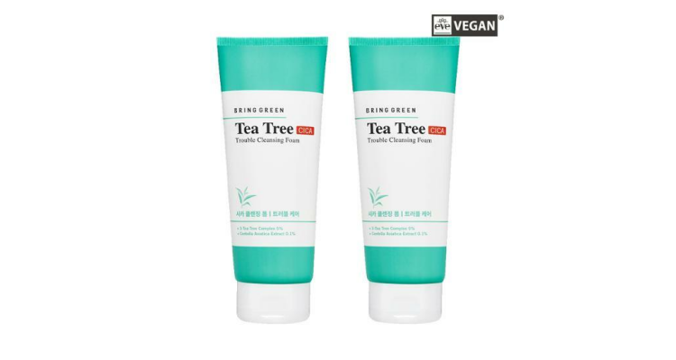Bring Green茶树修护抗痘洗面乳 200ml+200ml