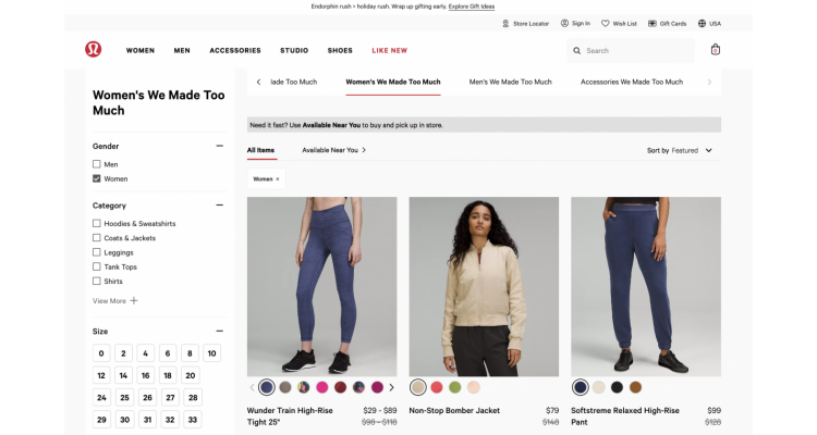 lululemon优惠