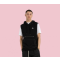 sleeveless hoodie无袖黑色卫衣(50澳元)