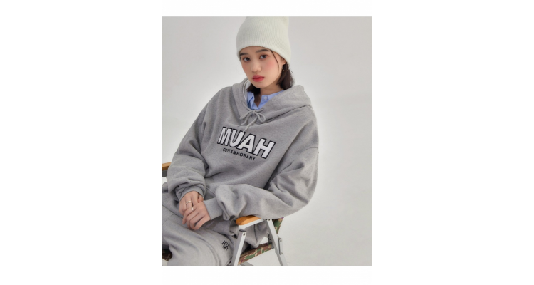 MUAH logo 连帽卫衣