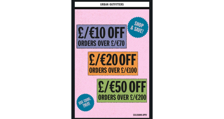 UrbanOutfitters 限时劲减