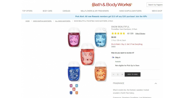 Bath and Work 消毒搓手液买3送3