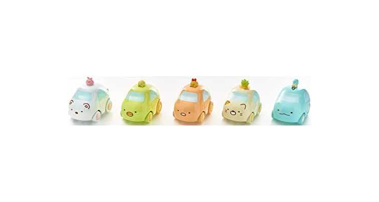角落生物玩具车set