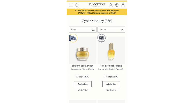 L'Occitane 无门槛8折