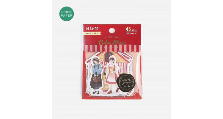 bgm 蛋糕店贴纸
