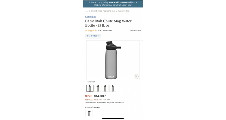 CamelBak 运动健身水壶特价