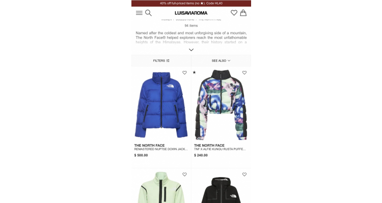 The North Face 特价