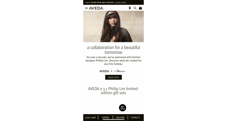 Aveda 全场洗护无门槛7.5折