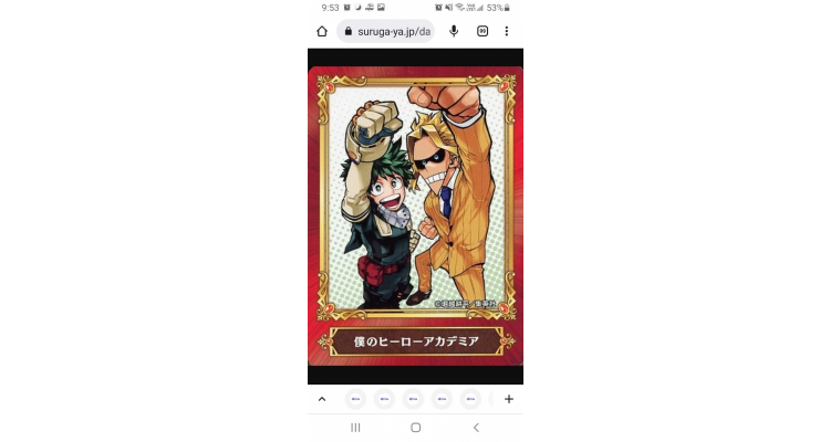 我的英雄学院 卡牌