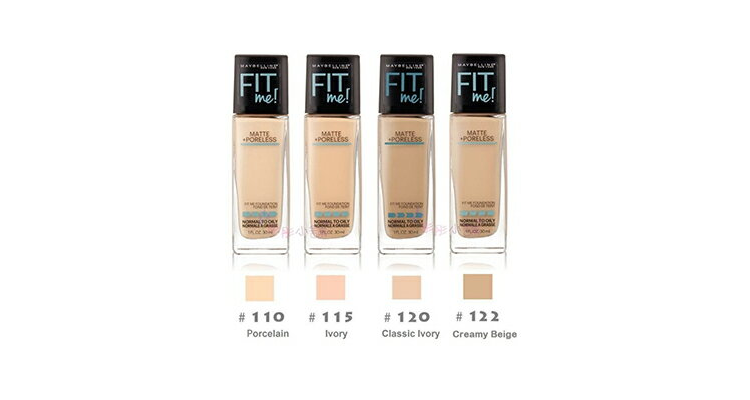 Maybelline Fit Me! 雾面清透净颜粉底液