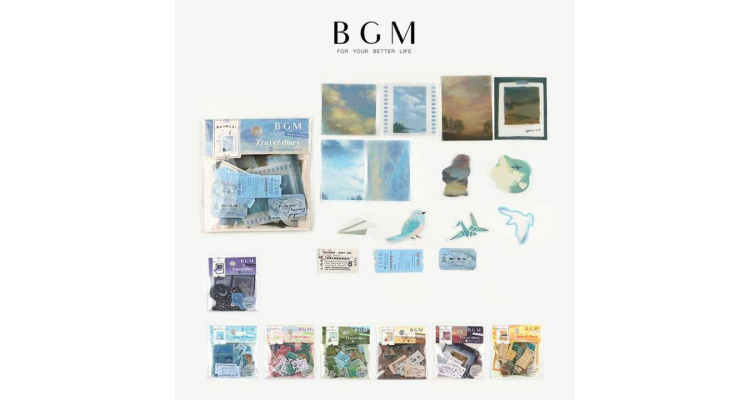 bgm 旅日记贴纸