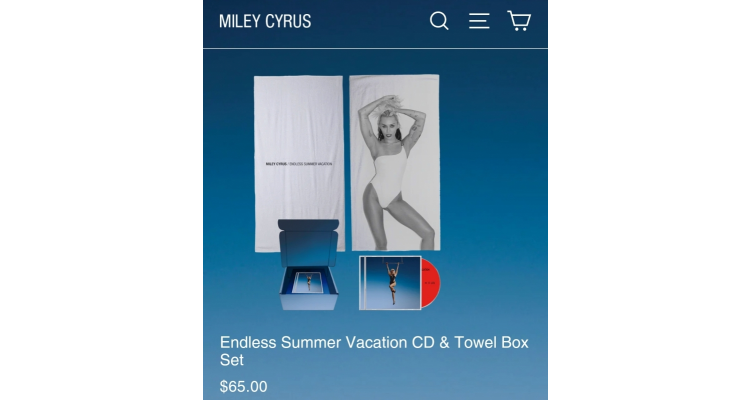 miley cyrus北美限定专辑boxset