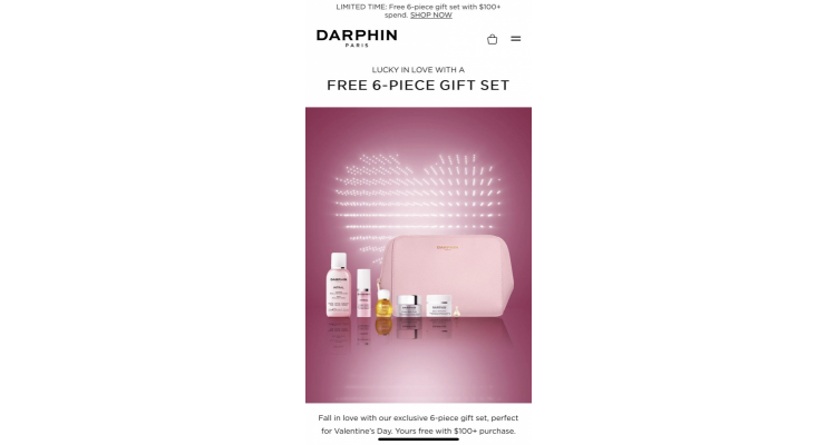 Darphin官网情人节优惠