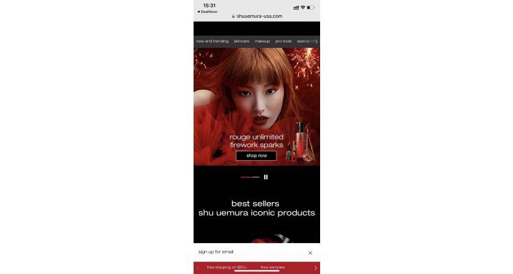 Shu Uemura 优惠
