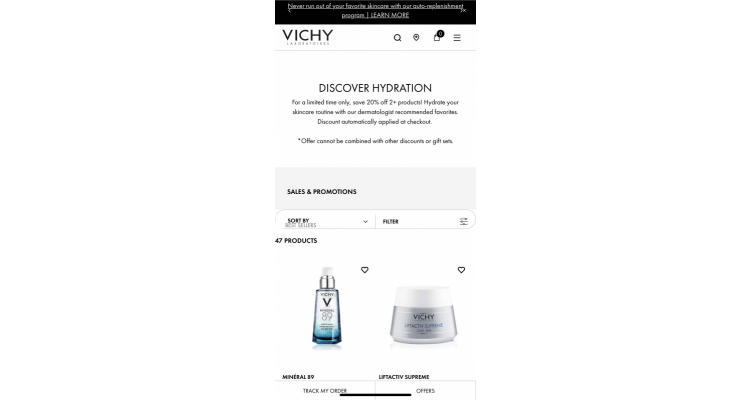 Vichy USA 护肤热卖