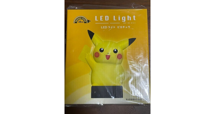 POKEMON CENTER 25周年比卡超LED灯