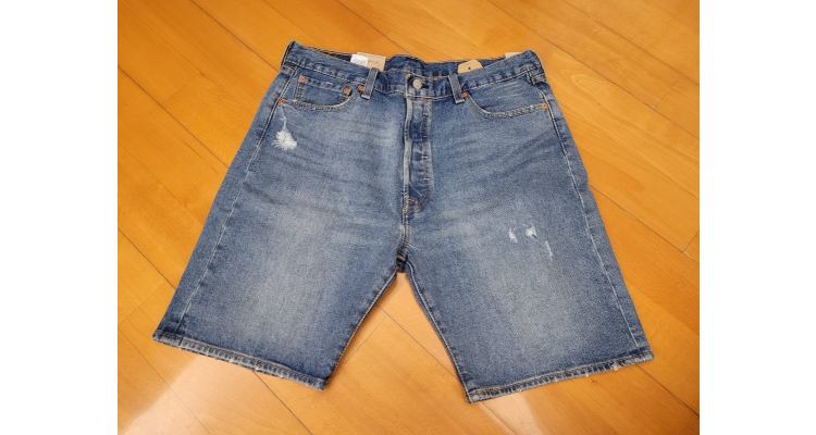 美国Levi's-501® ORIGINAL HEMMED 9" MEN'S SHORTS