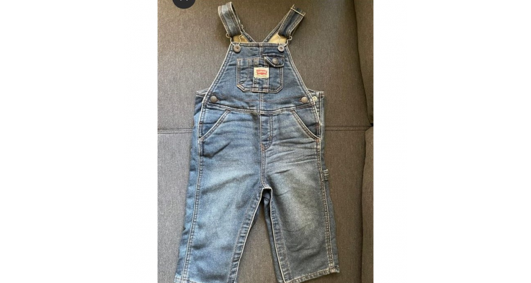 美国Levi's- Girfriend Little Girls Overalls 4-6X 工人裤