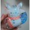 韩国Pokemon Store-比卡超雪人挂袋公仔