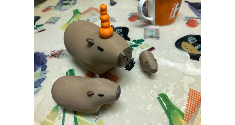 台湾LongWu生活馆-Capybara叠叠乐摆件