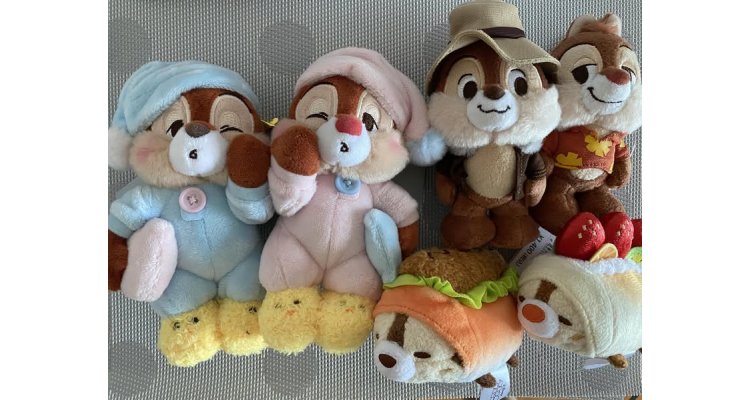 日本DisneyStore-ChipN’Dale公仔