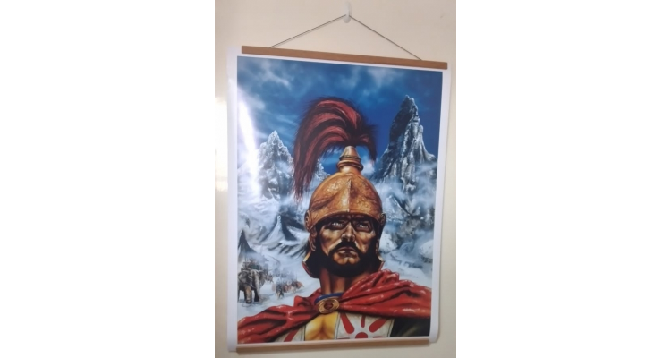 美国FineArtAmerica-迦太基名将汉尼拔·巴卡的海报(Kurt Miller绘)