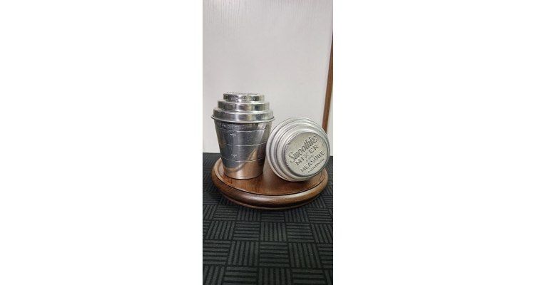 美国ebay-Vintage Aluminum Smoothie Mixer And Measure 1 Cup Shaker